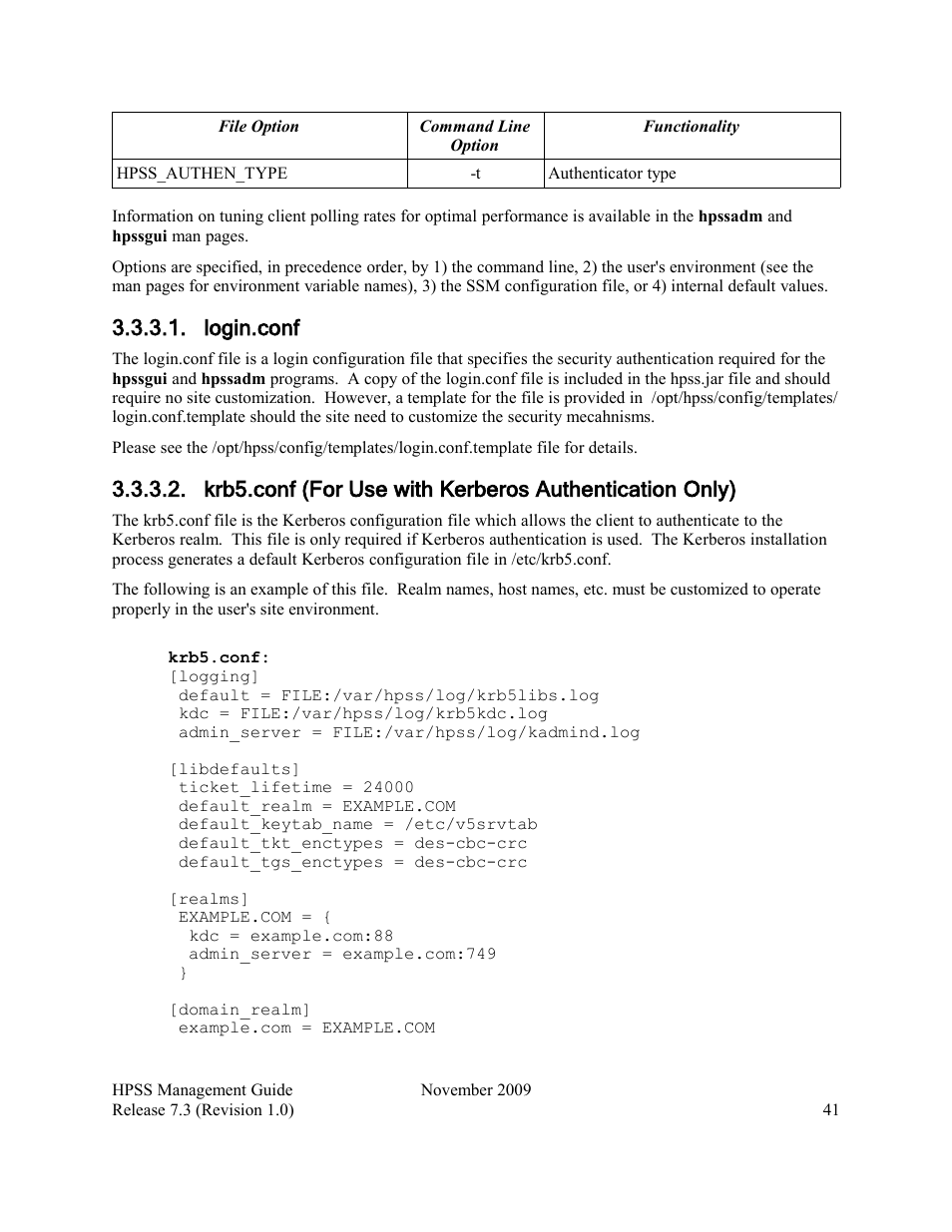 Login.conf | IBM RELEASE 7.3 User Manual | Page 41 / 388