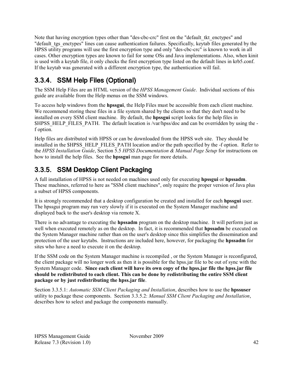Ssm help files (optional), Ssm desktop client packaging, Ssm help files (optiona | IBM RELEASE 7.3 User Manual | Page 42 / 388