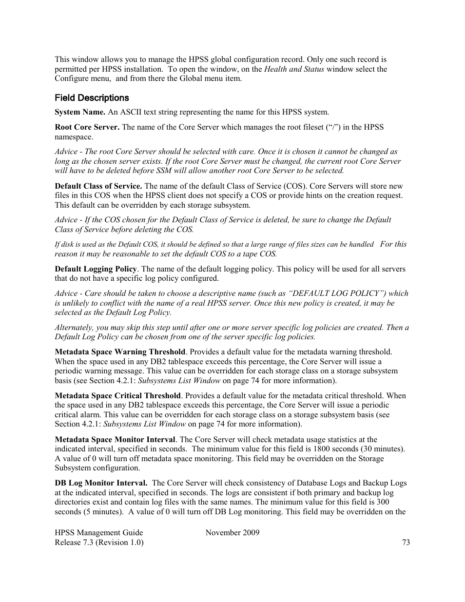 IBM RELEASE 7.3 User Manual | Page 73 / 388