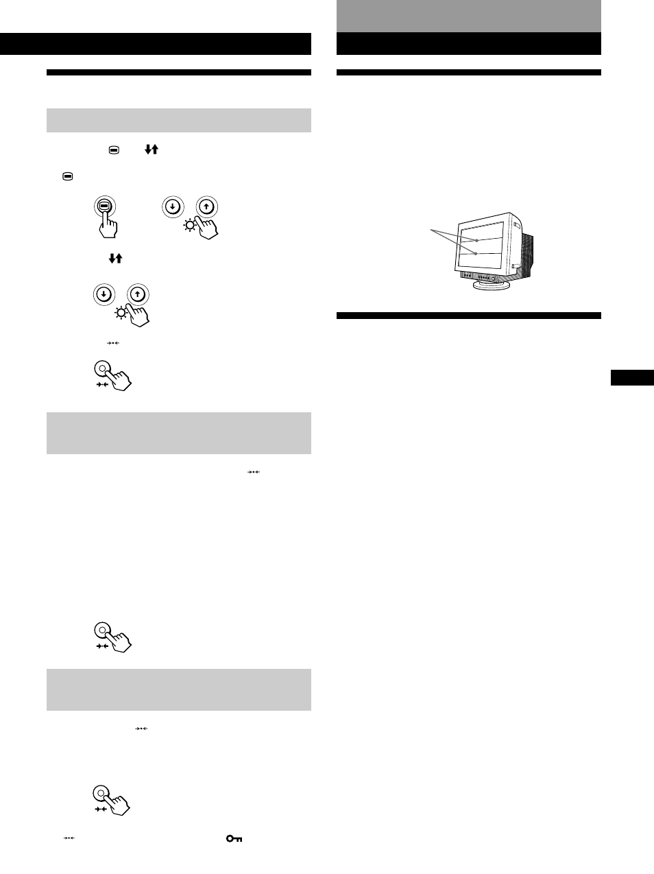 Resetting the adjustments, Technical features, Damper wires | Plug & play | IBM P260 User Manual | Page 23 / 130