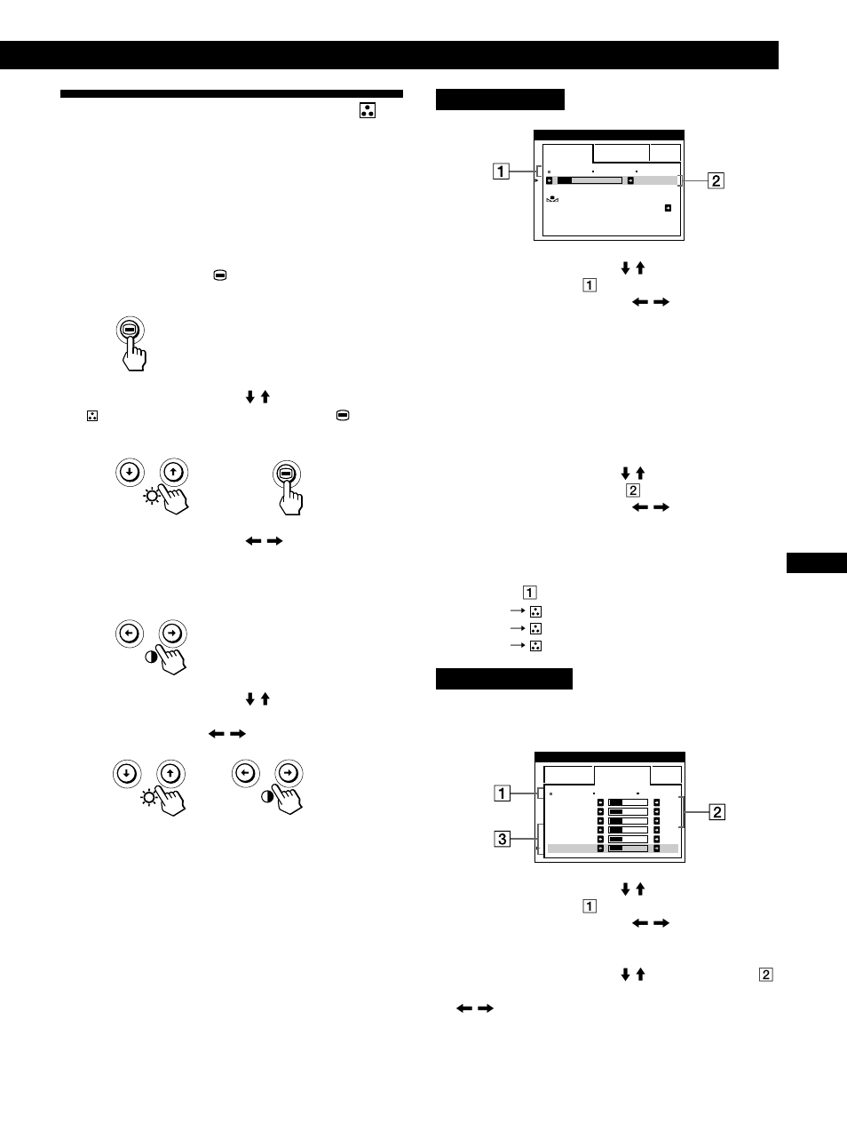 Die bildschirmanzeige farbe, Einstellen des monitors, Modus einfach | Modus komplex | IBM P260 User Manual | Page 63 / 130