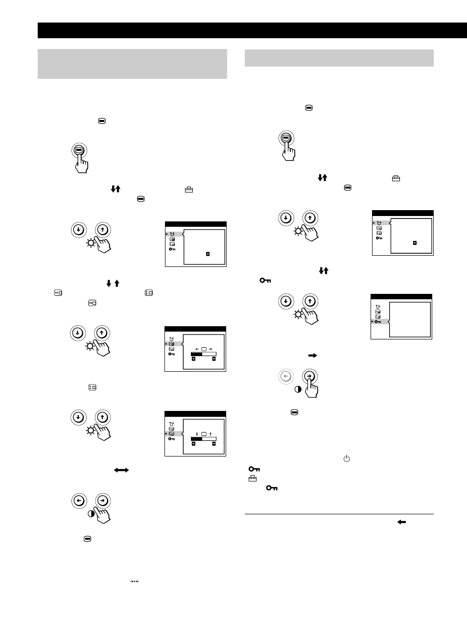 Cambio de la posición de la indicación en pantalla, Para cancelar el bloqueo de los controles | IBM P260 User Manual | Page 88 / 130