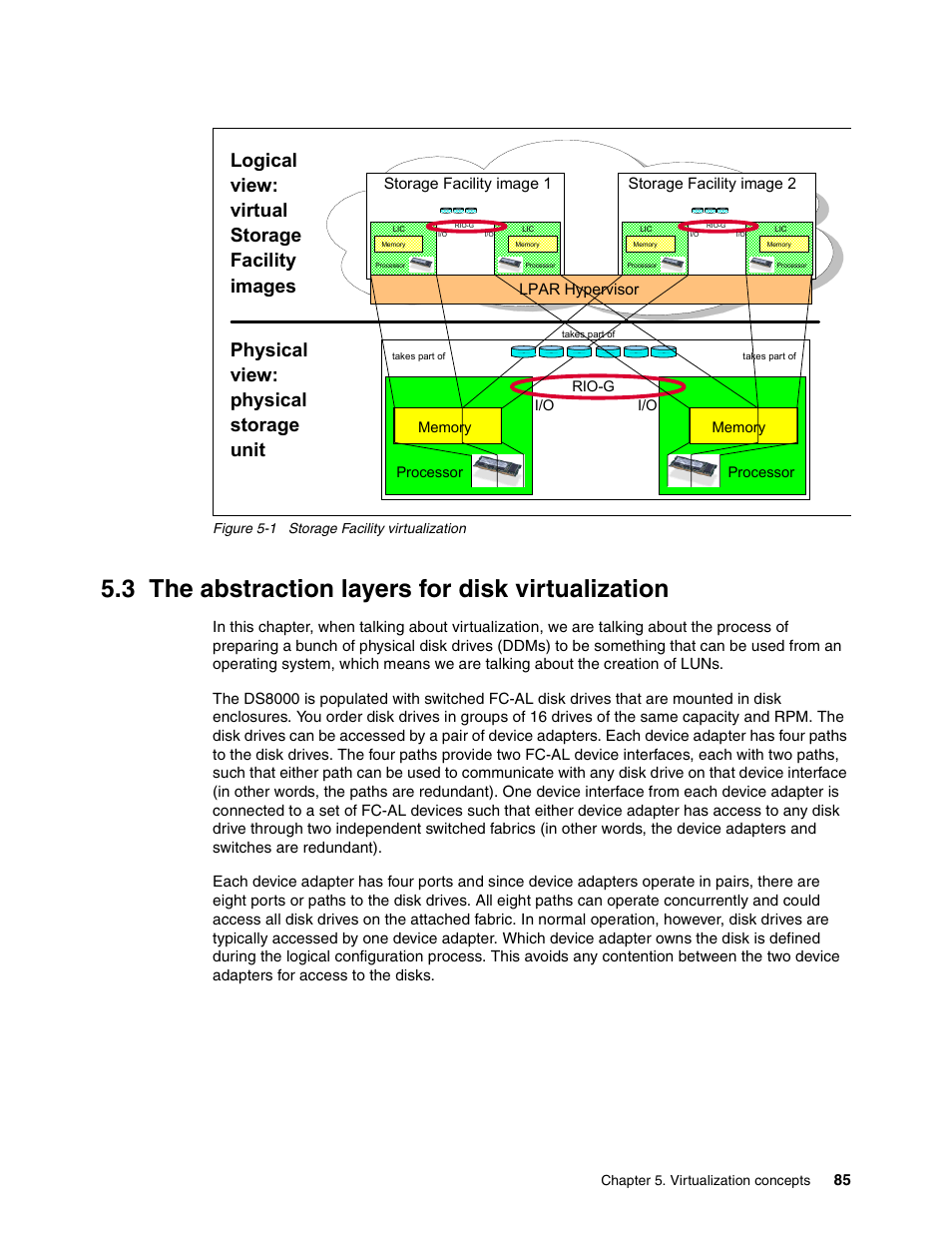 3 the abstraction layers for disk virtualization | IBM DS8000 User Manual | Page 107 / 450