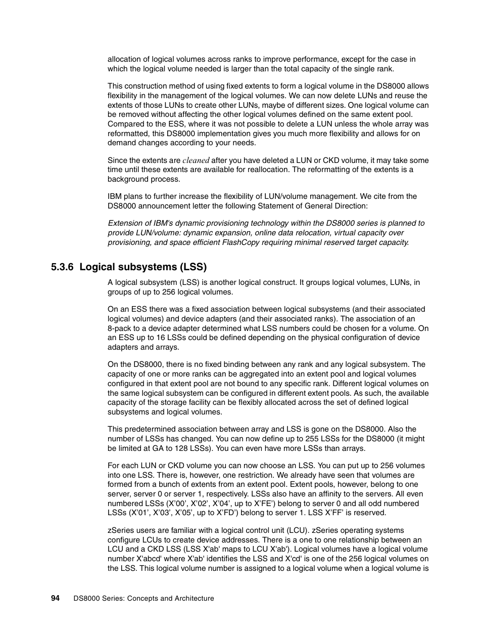 6 logical subsystems (lss) | IBM DS8000 User Manual | Page 116 / 450