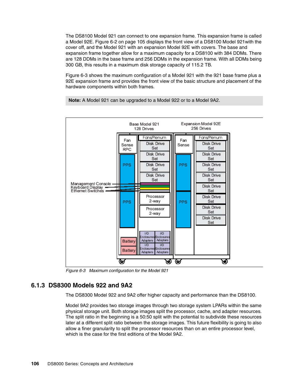 3 ds8300 models 922 and 9a2 | IBM DS8000 User Manual | Page 128 / 450
