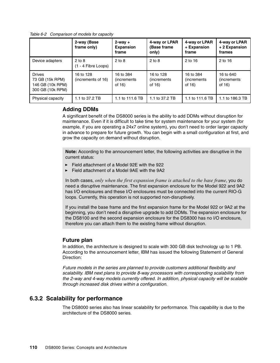 2 scalability for performance | IBM DS8000 User Manual | Page 132 / 450