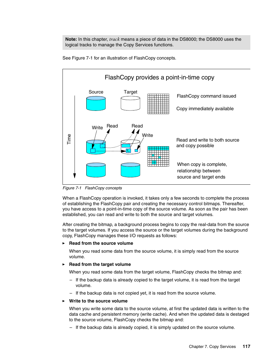 Flashcopy provides a point-in-time copy | IBM DS8000 User Manual | Page 139 / 450