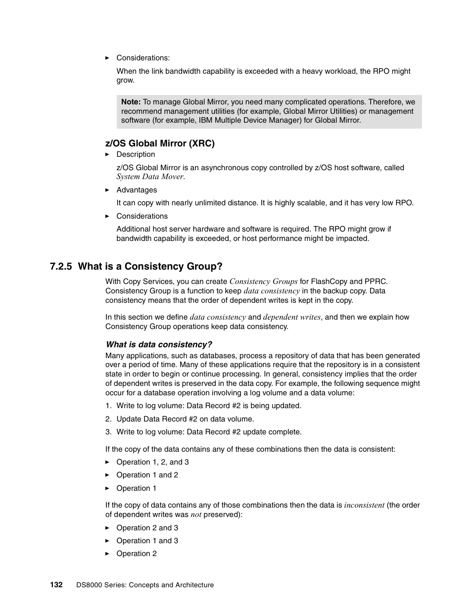 5 what is a consistency group | IBM DS8000 User Manual | Page 154 / 450