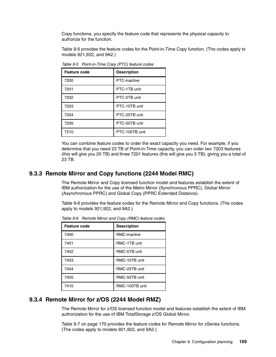 4 remote mirror for z/os (2244 model rmz) | IBM DS8000 User Manual | Page 191 / 450