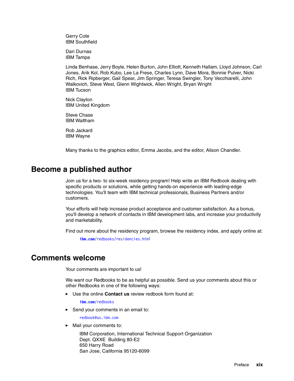 Become a published author, Comments welcome | IBM DS8000 User Manual | Page 21 / 450