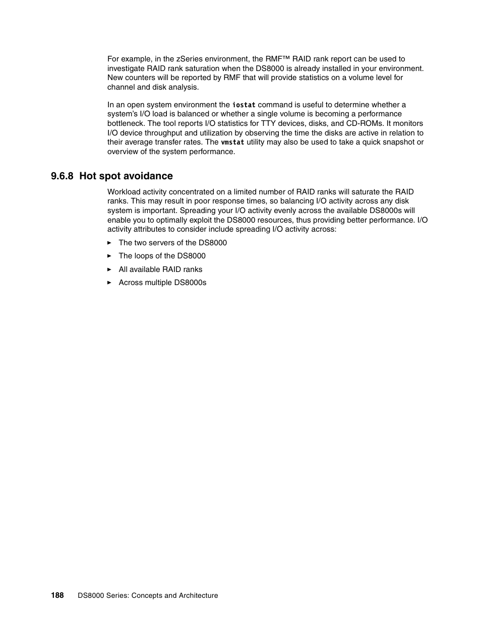 8 hot spot avoidance | IBM DS8000 User Manual | Page 210 / 450