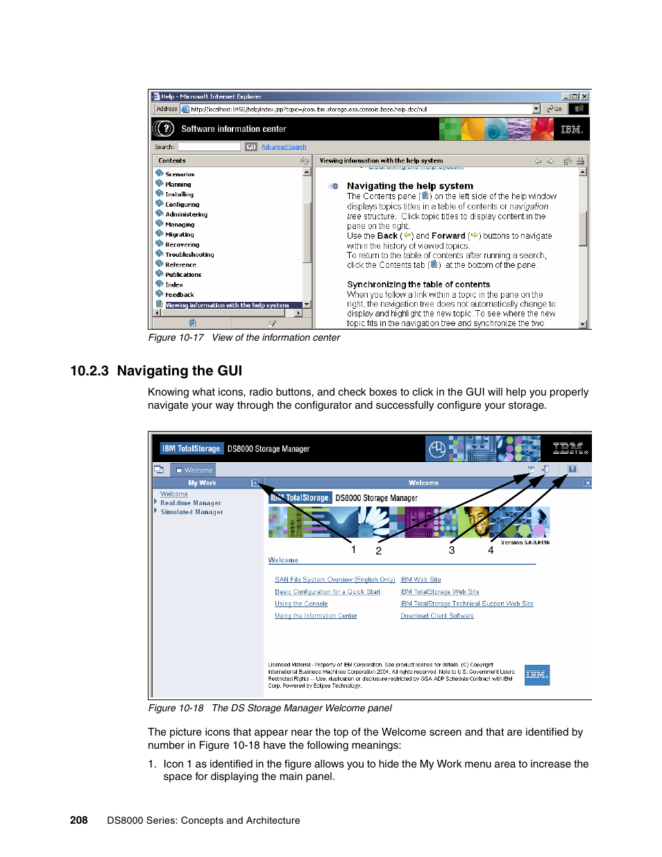 3 navigating the gui | IBM DS8000 User Manual | Page 230 / 450