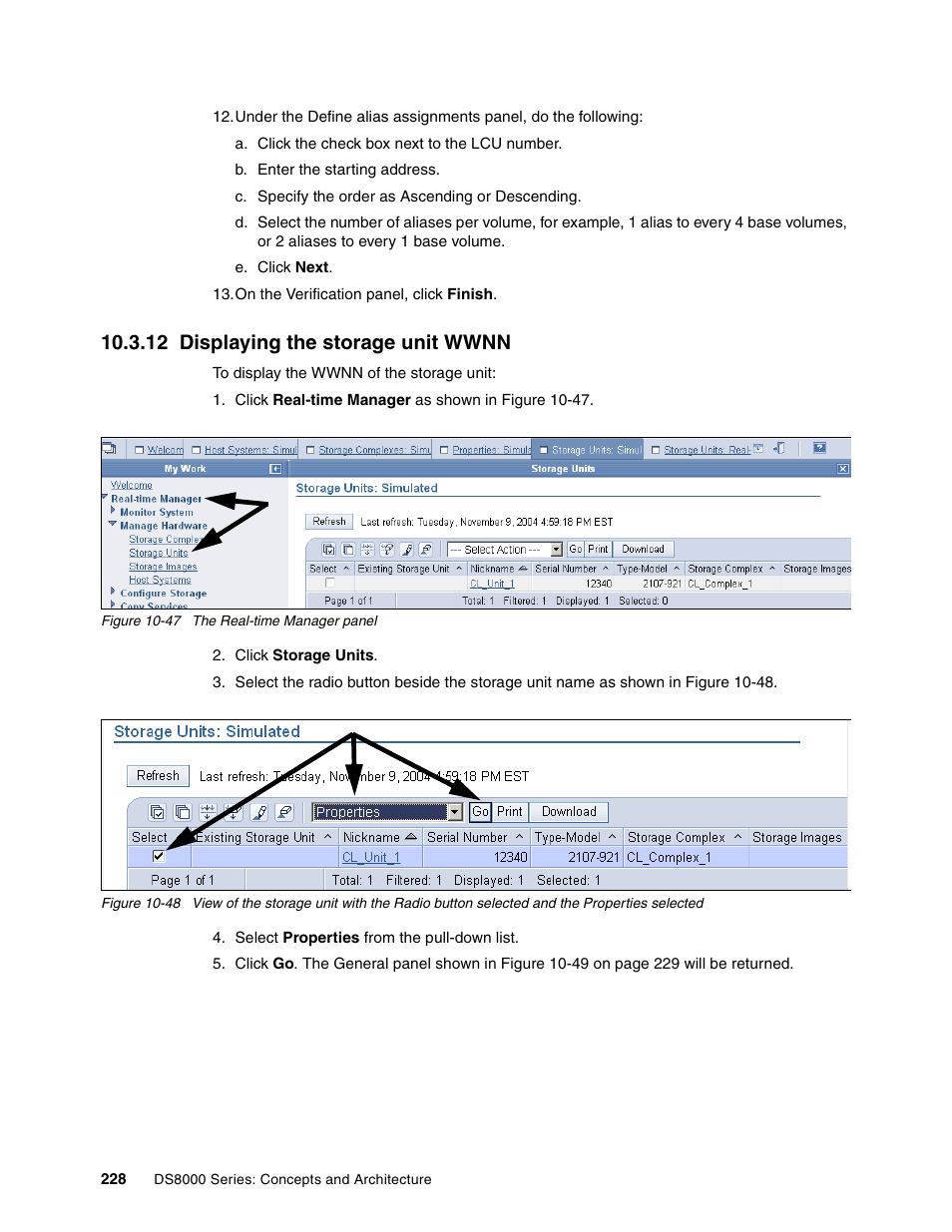 12 displaying the storage unit wwnn | IBM DS8000 User Manual | Page 250 / 450