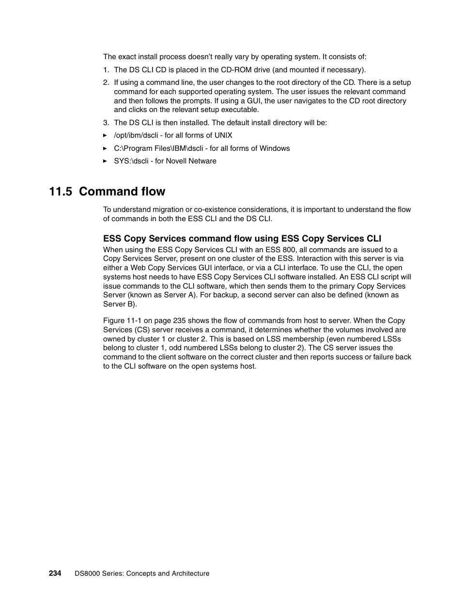 5 command flow, Command flow | IBM DS8000 User Manual | Page 256 / 450