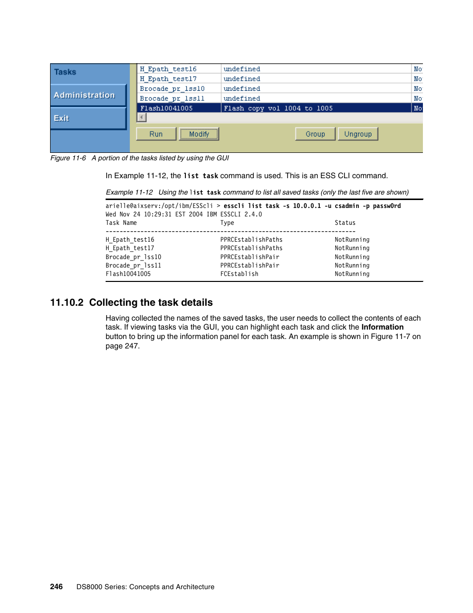 2 collecting the task details | IBM DS8000 User Manual | Page 268 / 450