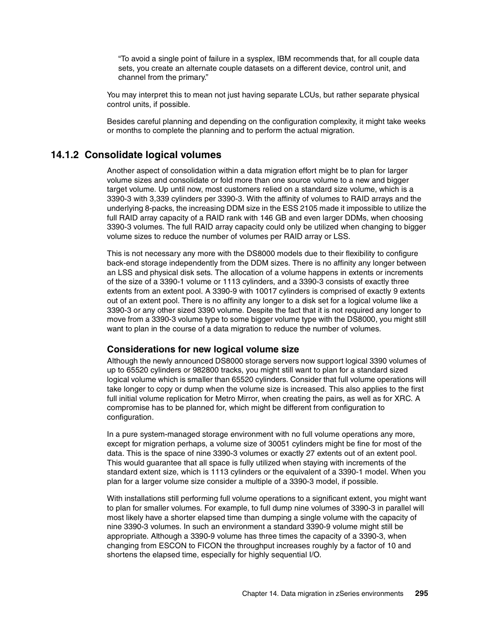 2 consolidate logical volumes | IBM DS8000 User Manual | Page 317 / 450