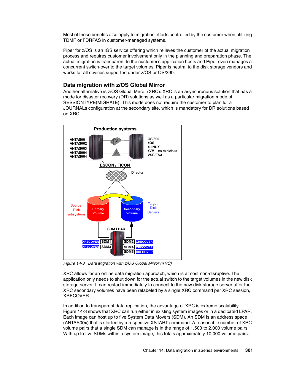 Data migration with z/os global mirror | IBM DS8000 User Manual | Page 323 / 450