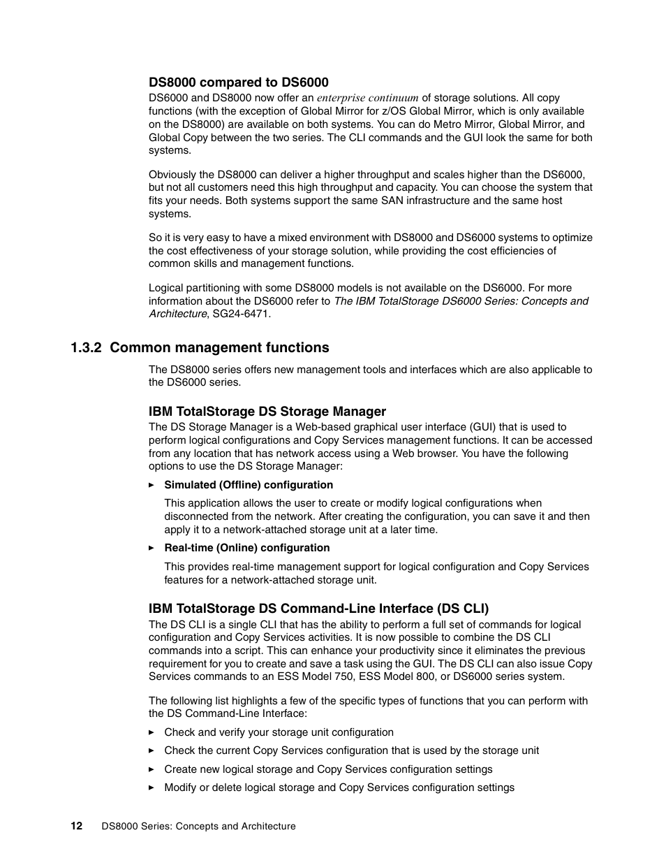 2 common management functions | IBM DS8000 User Manual | Page 34 / 450