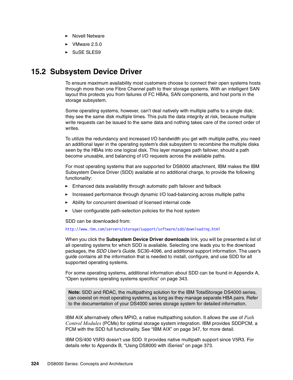 2 subsystem device driver | IBM DS8000 User Manual | Page 346 / 450