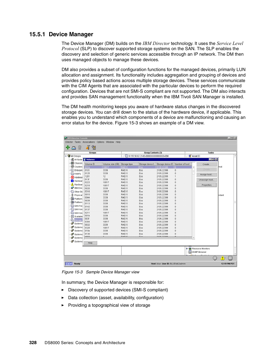 1 device manager | IBM DS8000 User Manual | Page 350 / 450