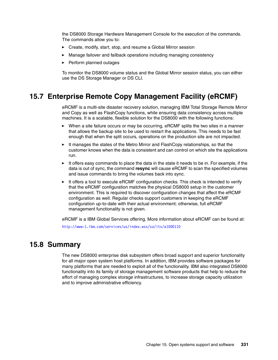 8 summary | IBM DS8000 User Manual | Page 353 / 450