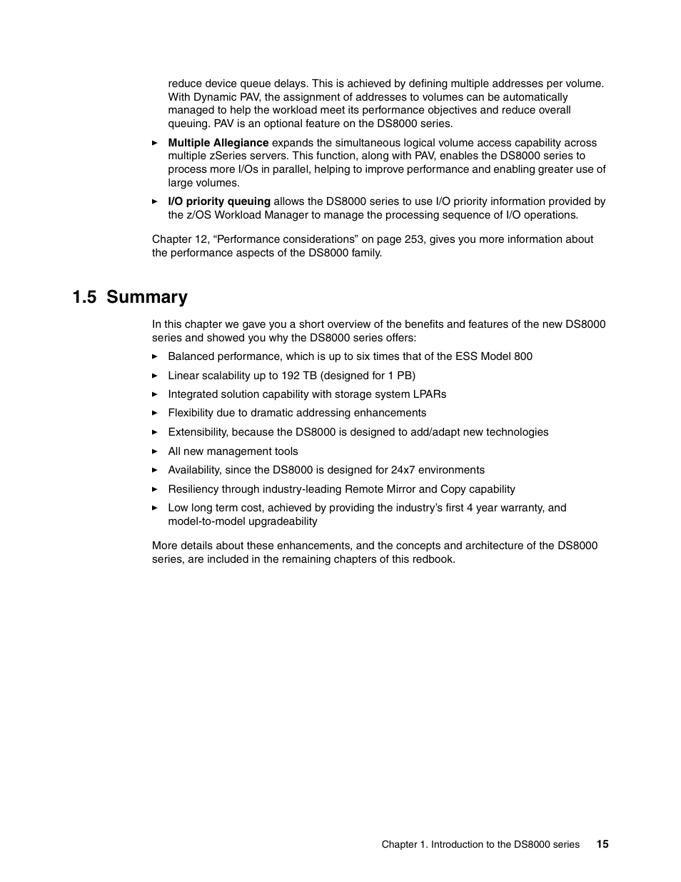 5 summary | IBM DS8000 User Manual | Page 37 / 450