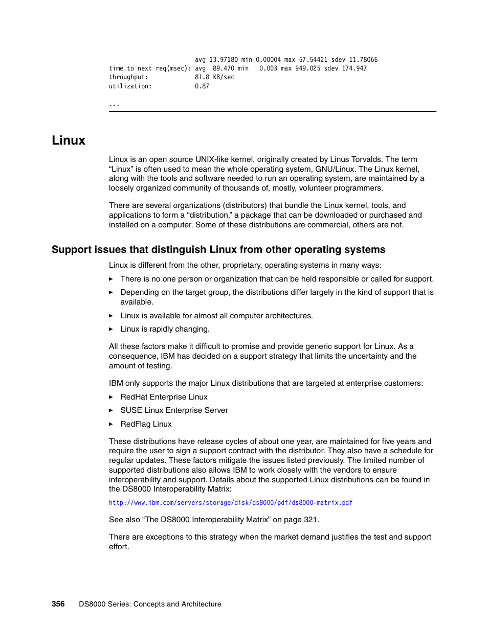 Linux | IBM DS8000 User Manual | Page 378 / 450