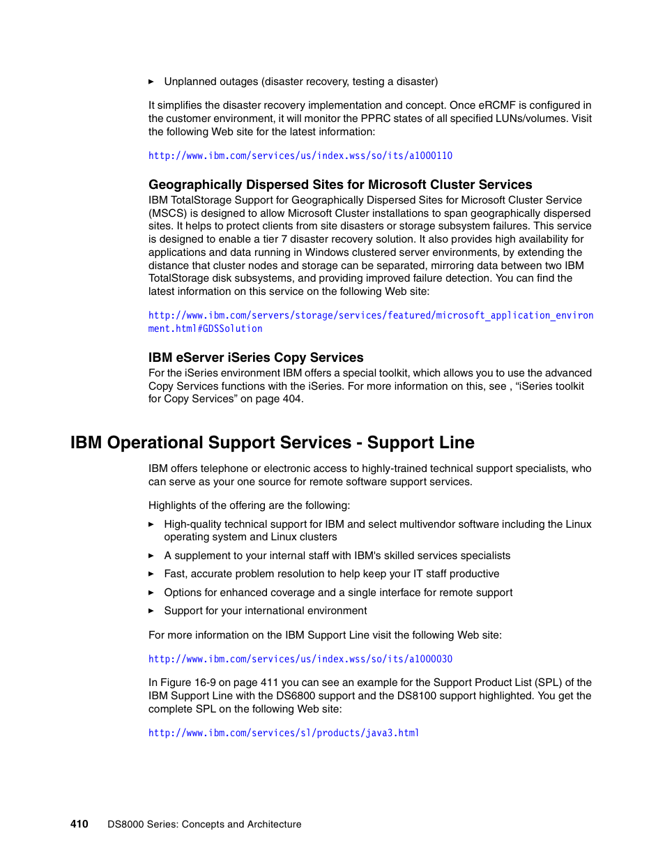 Ibm operational support services - support line | IBM DS8000 User Manual | Page 432 / 450