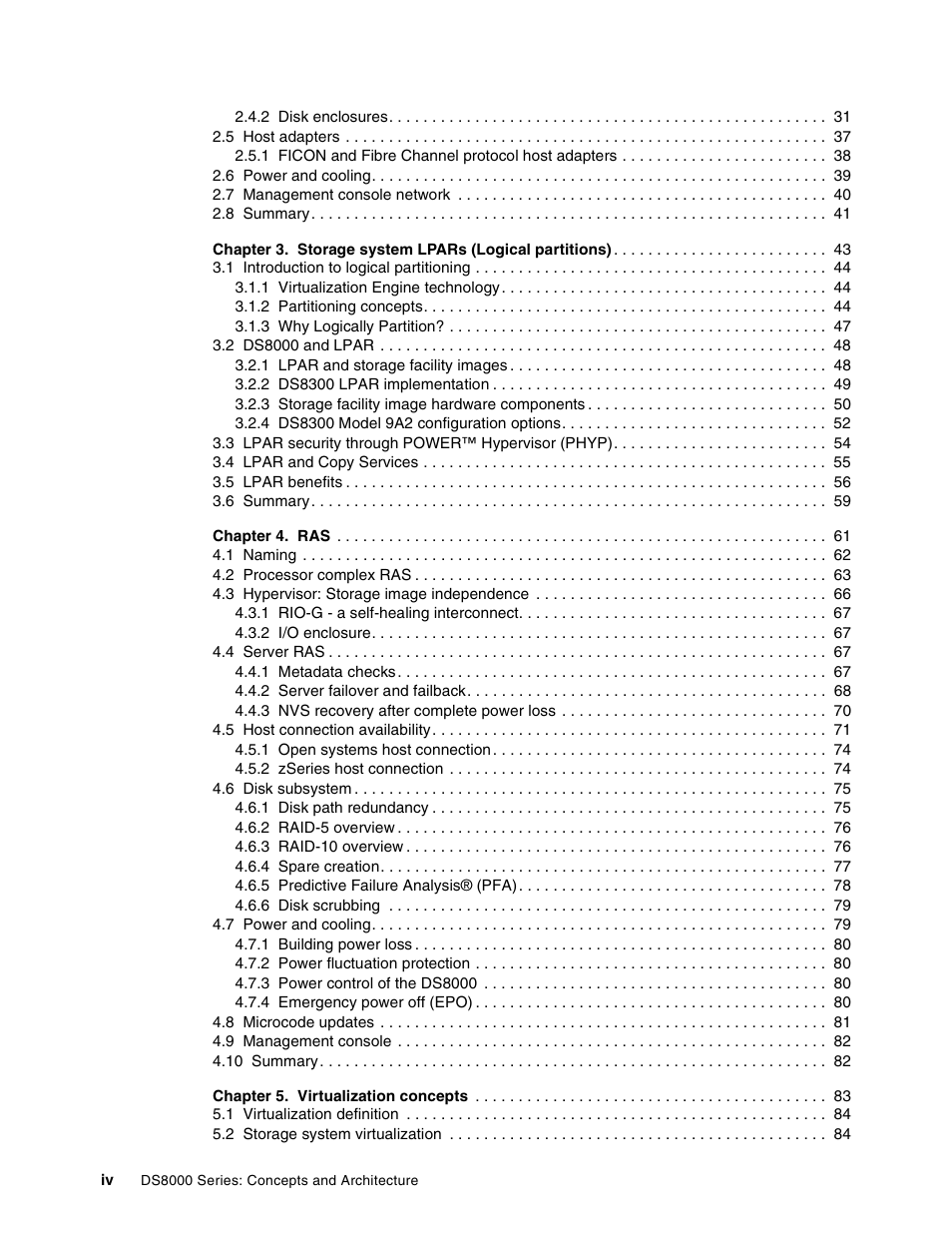 IBM DS8000 User Manual | Page 6 / 450