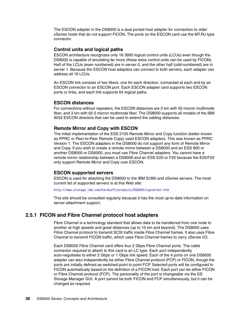 1 ficon and fibre channel protocol host adapters | IBM DS8000 User Manual | Page 60 / 450