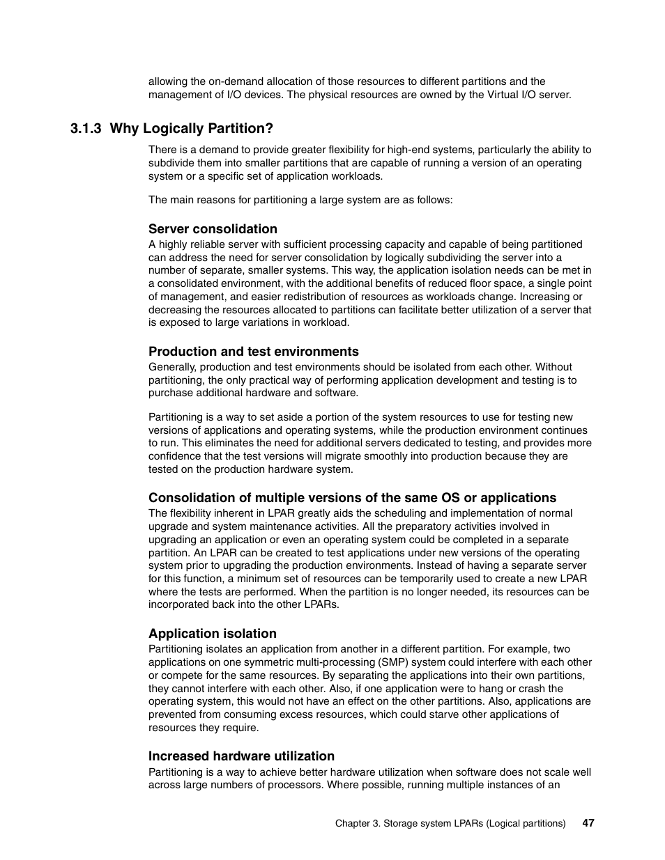 3 why logically partition | IBM DS8000 User Manual | Page 69 / 450