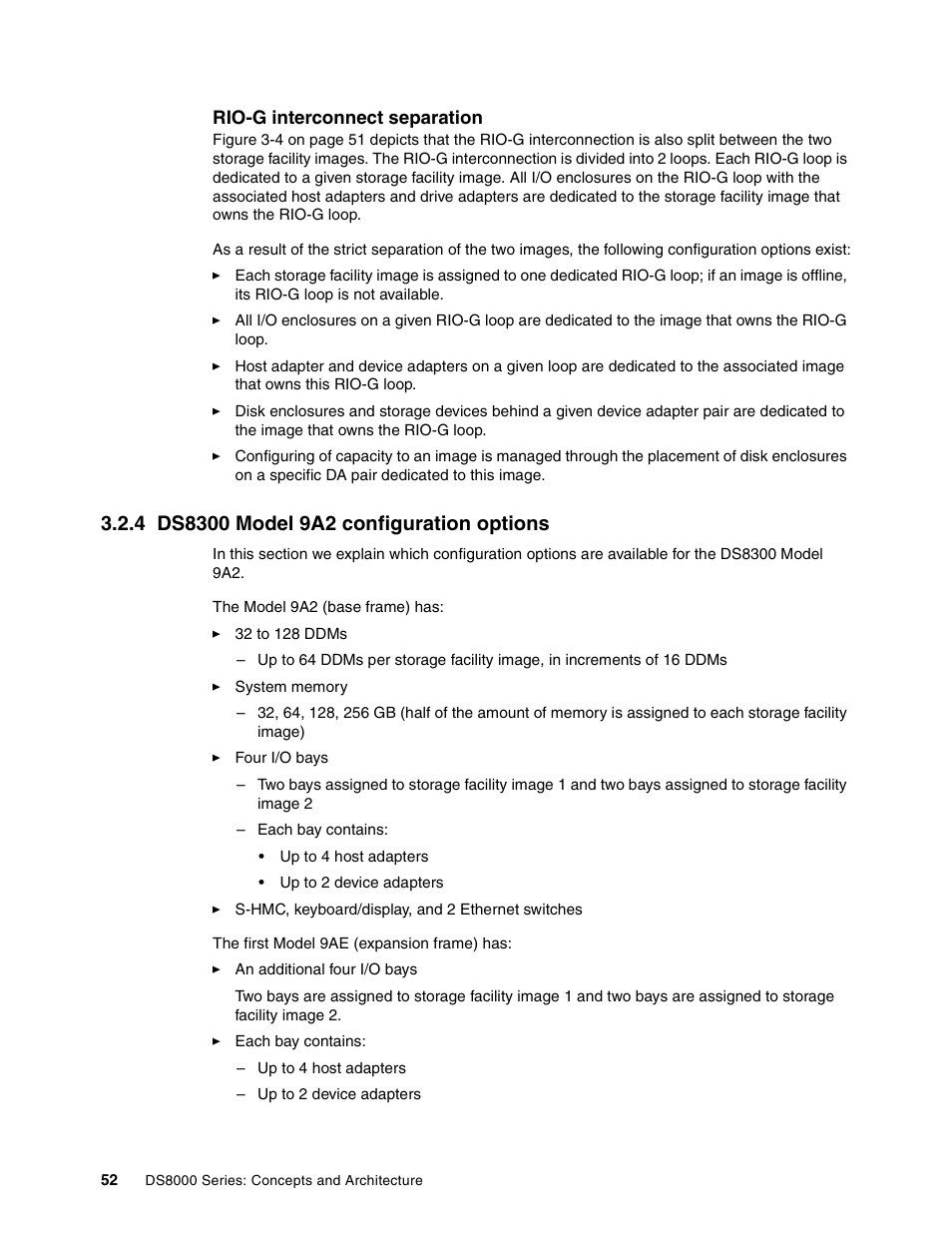 4 ds8300 model 9a2 configuration options | IBM DS8000 User Manual | Page 74 / 450