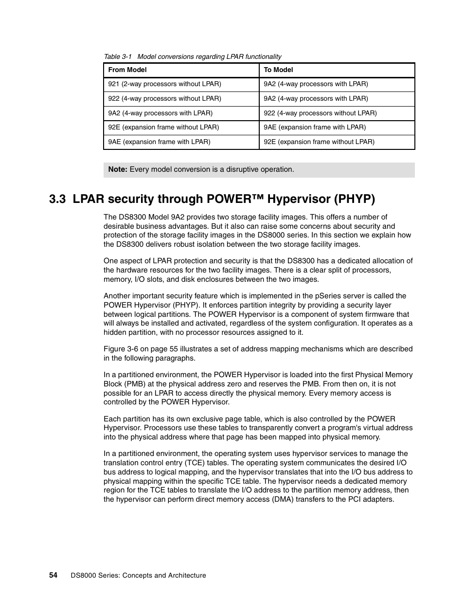 3 lpar security through power™ hypervisor (phyp) | IBM DS8000 User Manual | Page 76 / 450