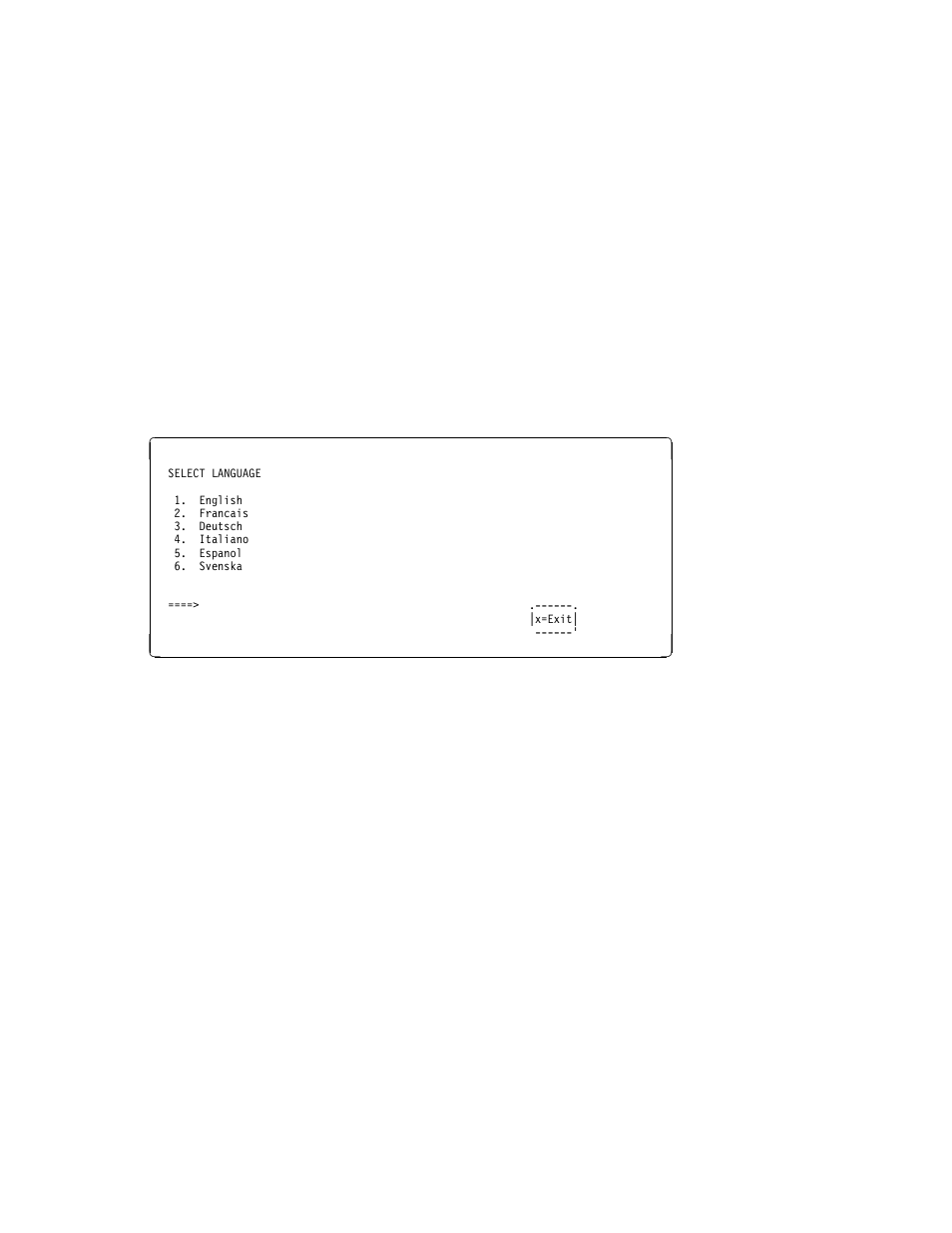 Select language | IBM F50 RS/6000 7025 User Manual | Page 107 / 364