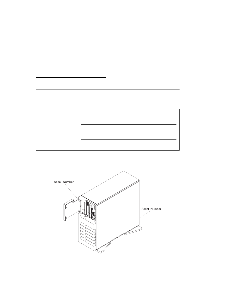 Appendix a. system records, Record the identification numbers | IBM F50 RS/6000 7025 User Manual | Page 315 / 364