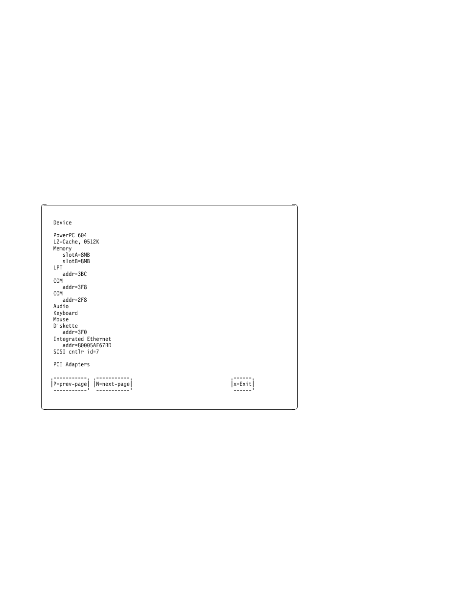 Display configuration | IBM F50 RS/6000 7025 User Manual | Page 94 / 364