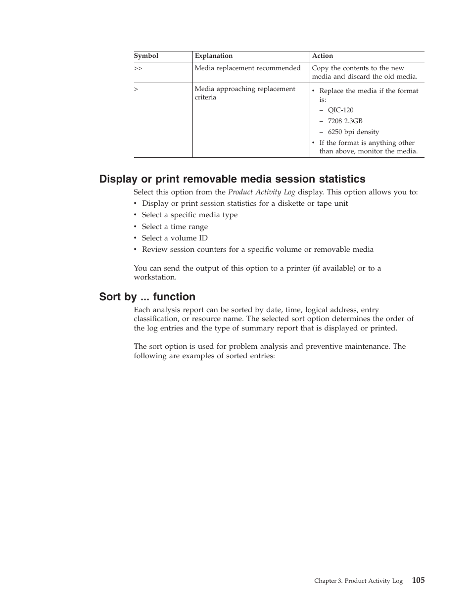 Sort by ... function | IBM VERSION 5 SY44-5902-05 User Manual | Page 119 / 358