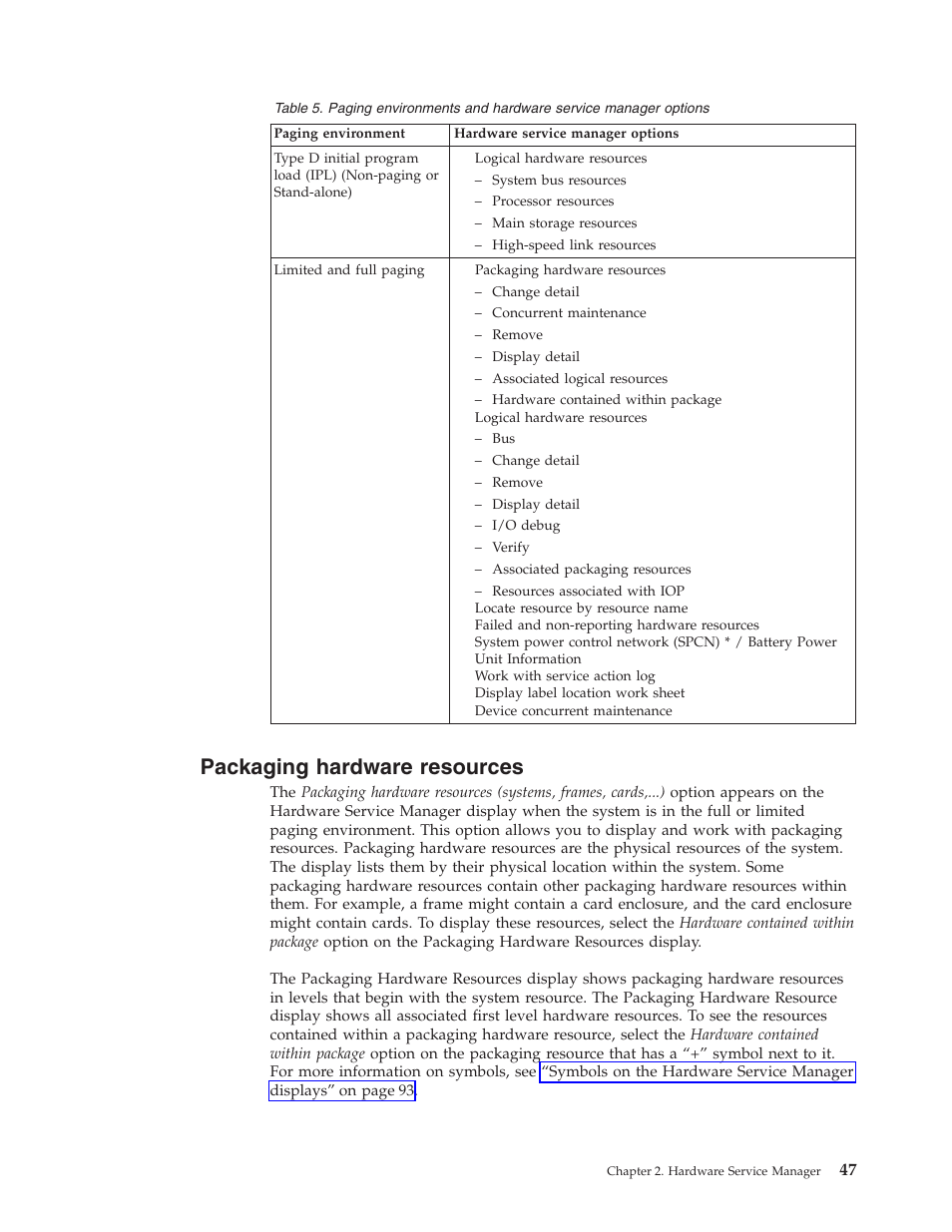 Packaging hardware resources | IBM VERSION 5 SY44-5902-05 User Manual | Page 61 / 358