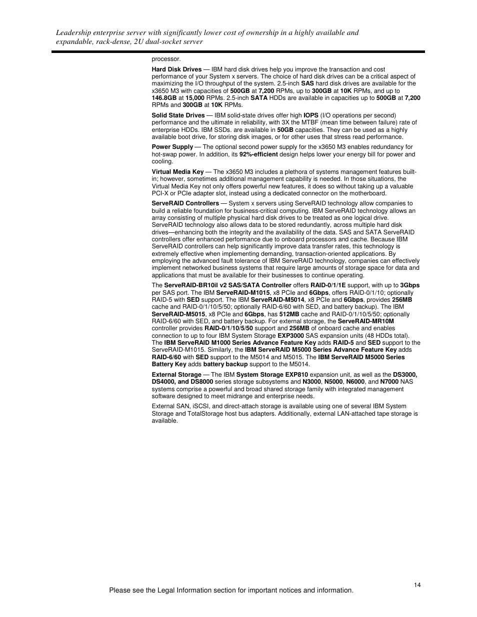 IBM X3650 M3 User Manual | Page 14 / 21