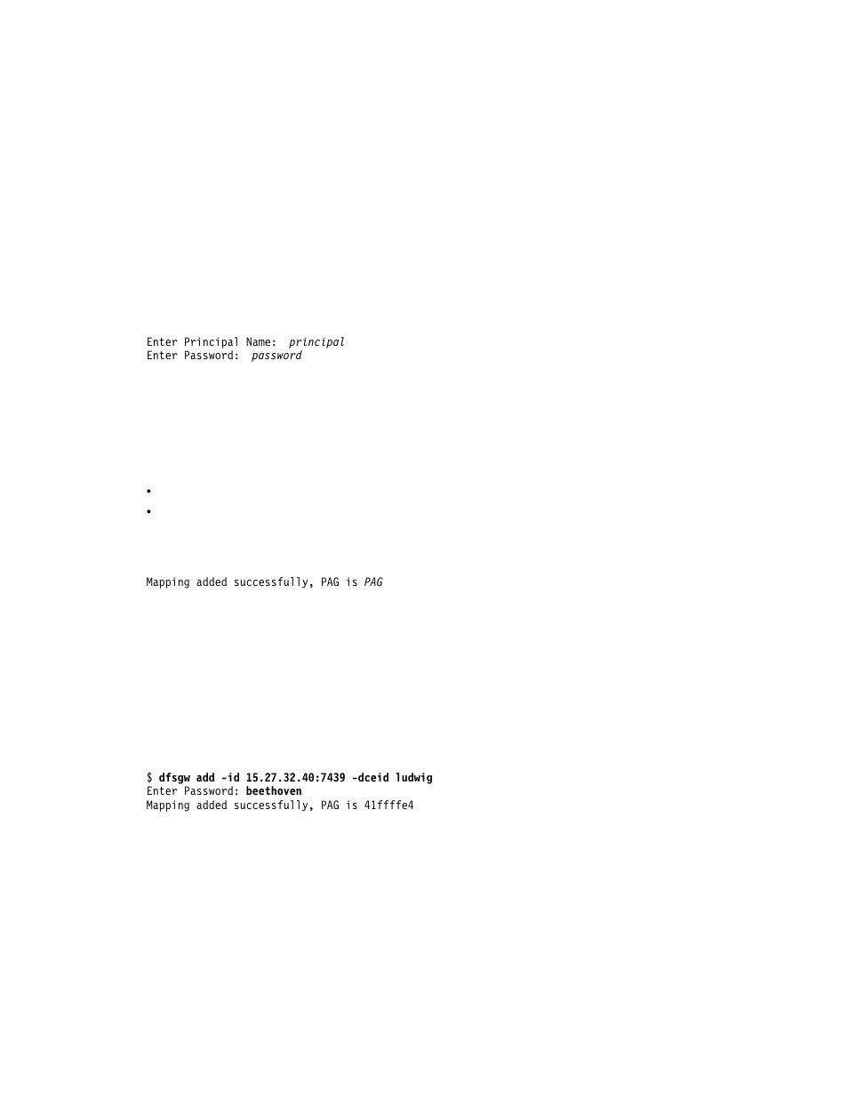 IBM NFS/DFS Secure Gateway User Manual | Page 42 / 67