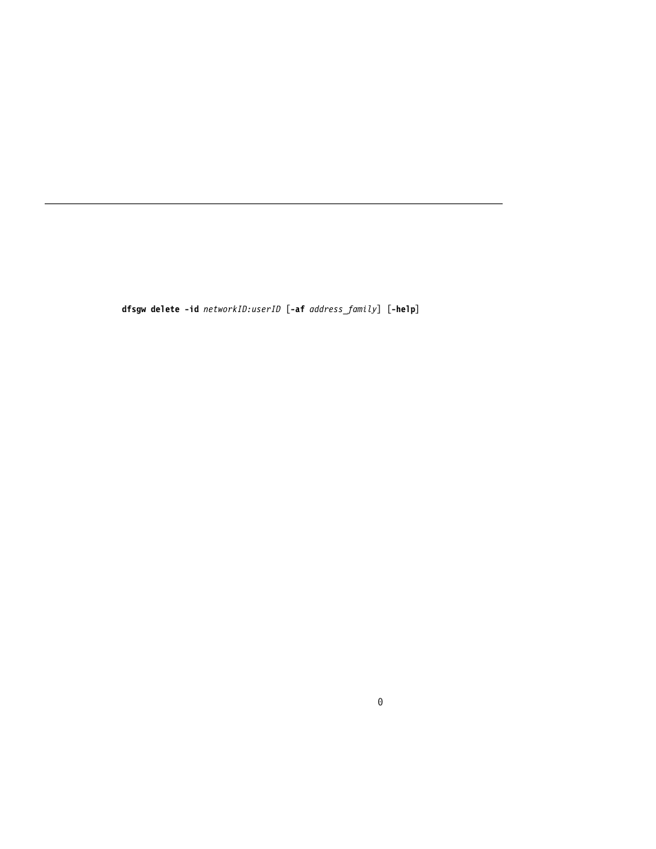 Dfsgw delete | IBM NFS/DFS Secure Gateway User Manual | Page 45 / 67