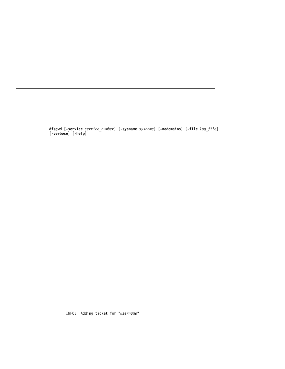 Dfsgwd | IBM NFS/DFS Secure Gateway User Manual | Page 54 / 67