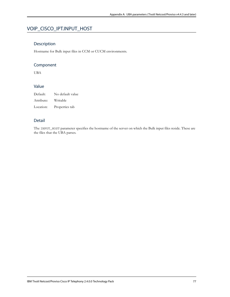 Voip_cisco_ipt.input_host | IBM CISCO R2E2 User Manual | Page 81 / 110