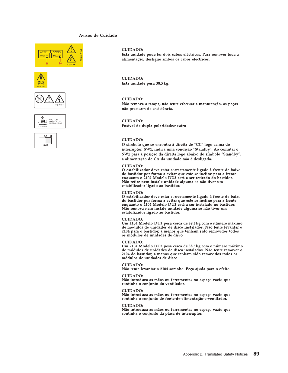 IBM 2104 Model DU3 User Manual | Page 105 / 114