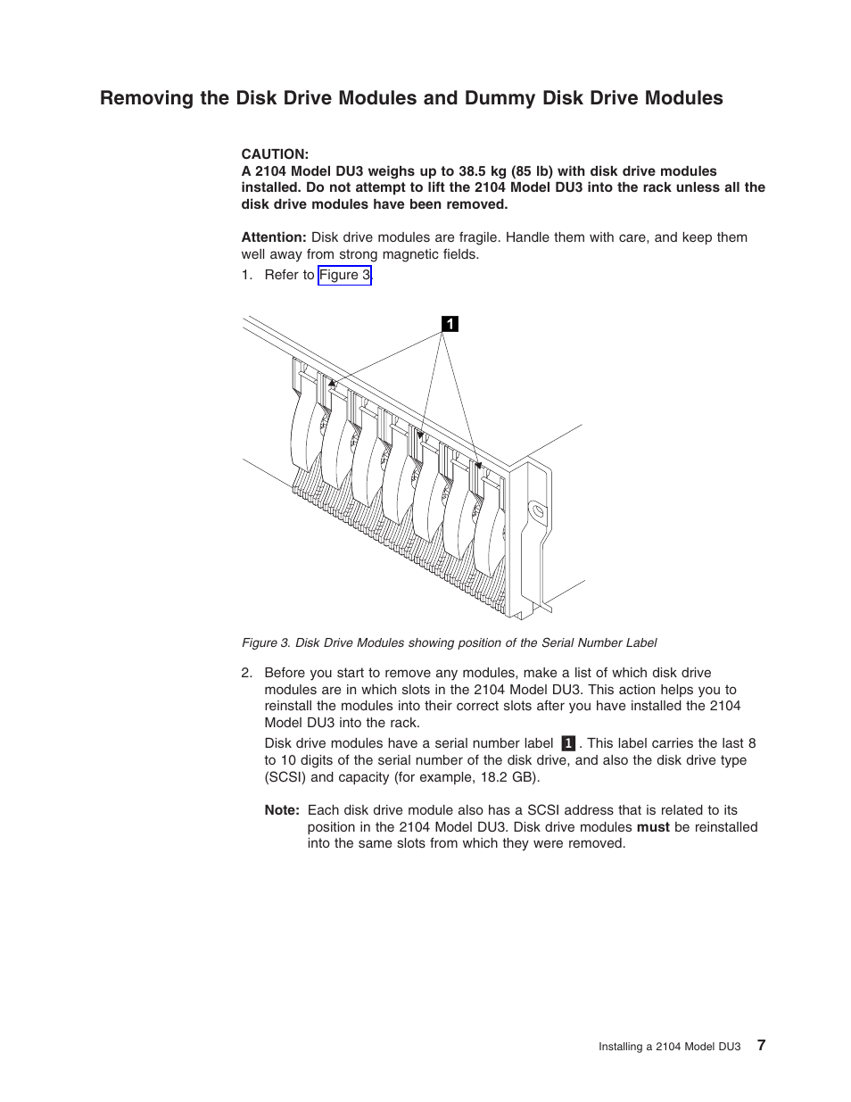 IBM 2104 Model DU3 User Manual | Page 23 / 114