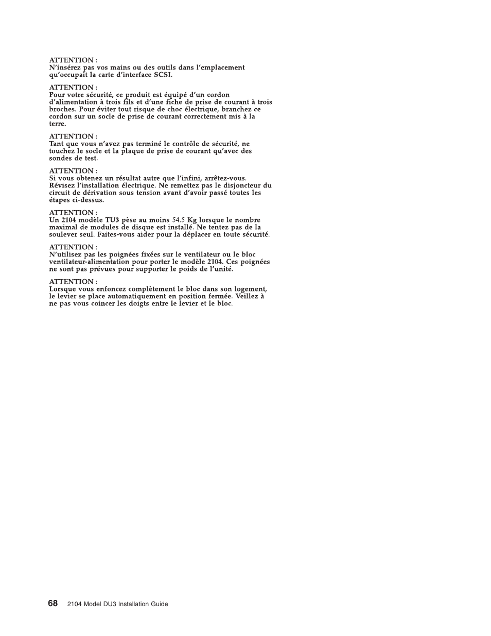 IBM 2104 Model DU3 User Manual | Page 84 / 114