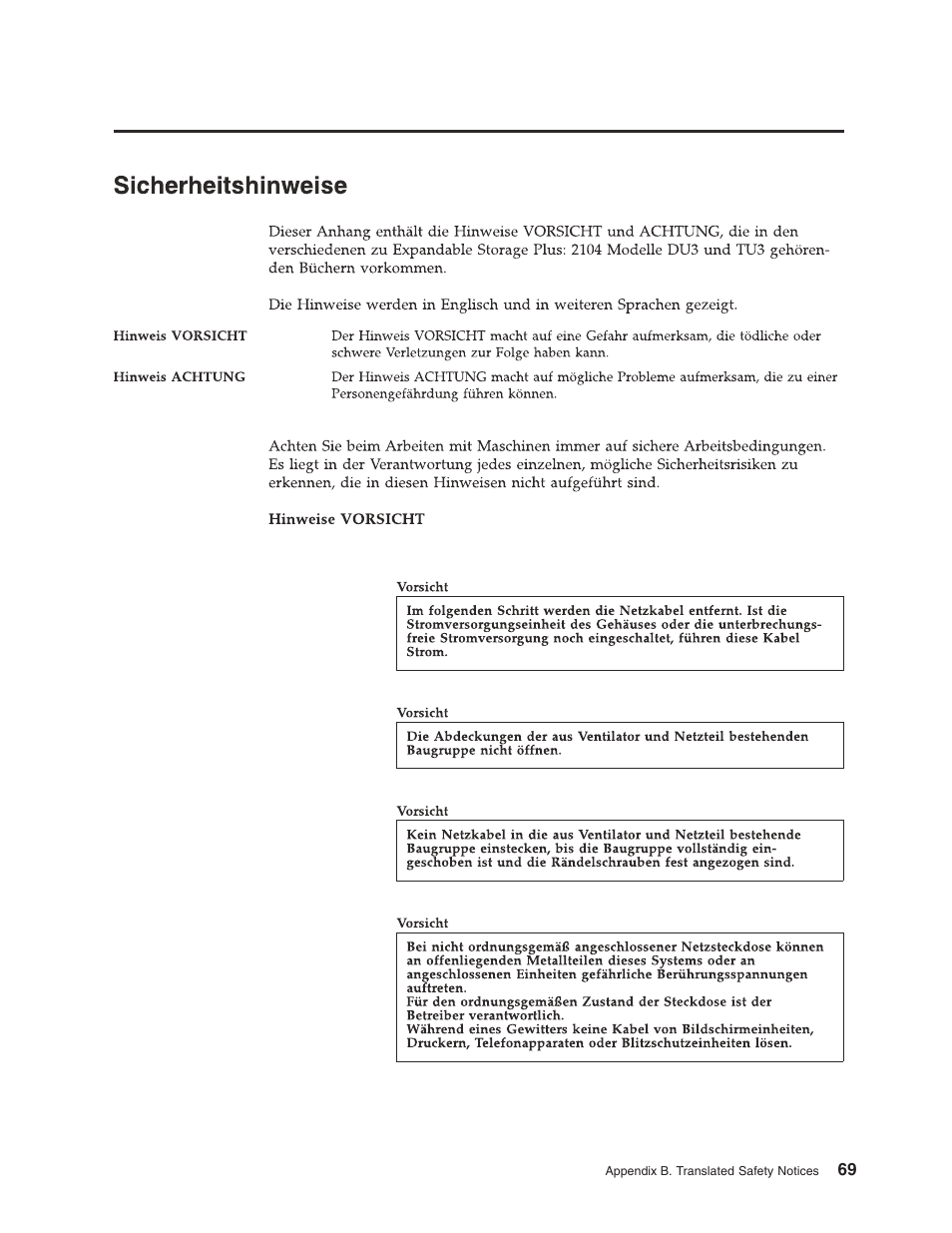 IBM 2104 Model DU3 User Manual | Page 85 / 114