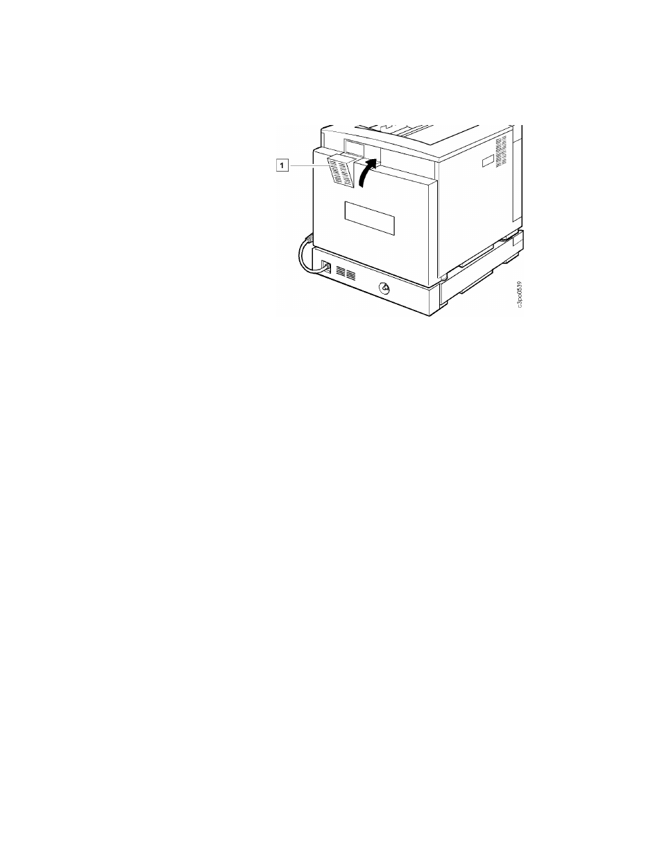 Reposition the filter holder, A. align the holder [1] so that the pegs on the bo, B. push the holder [1] in until it snaps into plac | IBM S544-5361-01 User Manual | Page 167 / 218