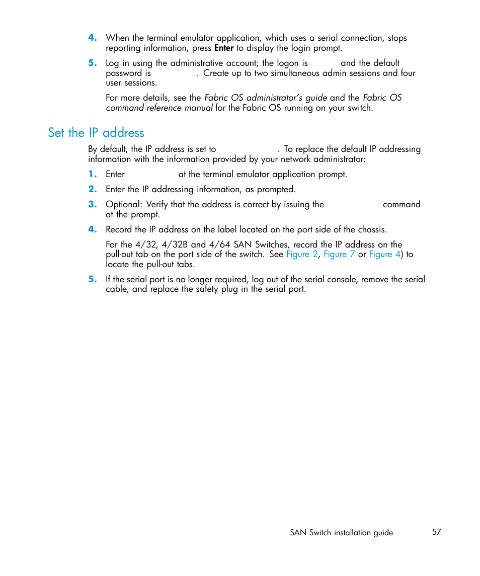 Set the ip address | IBM AA-RWF3A-TE User Manual | Page 57 / 159