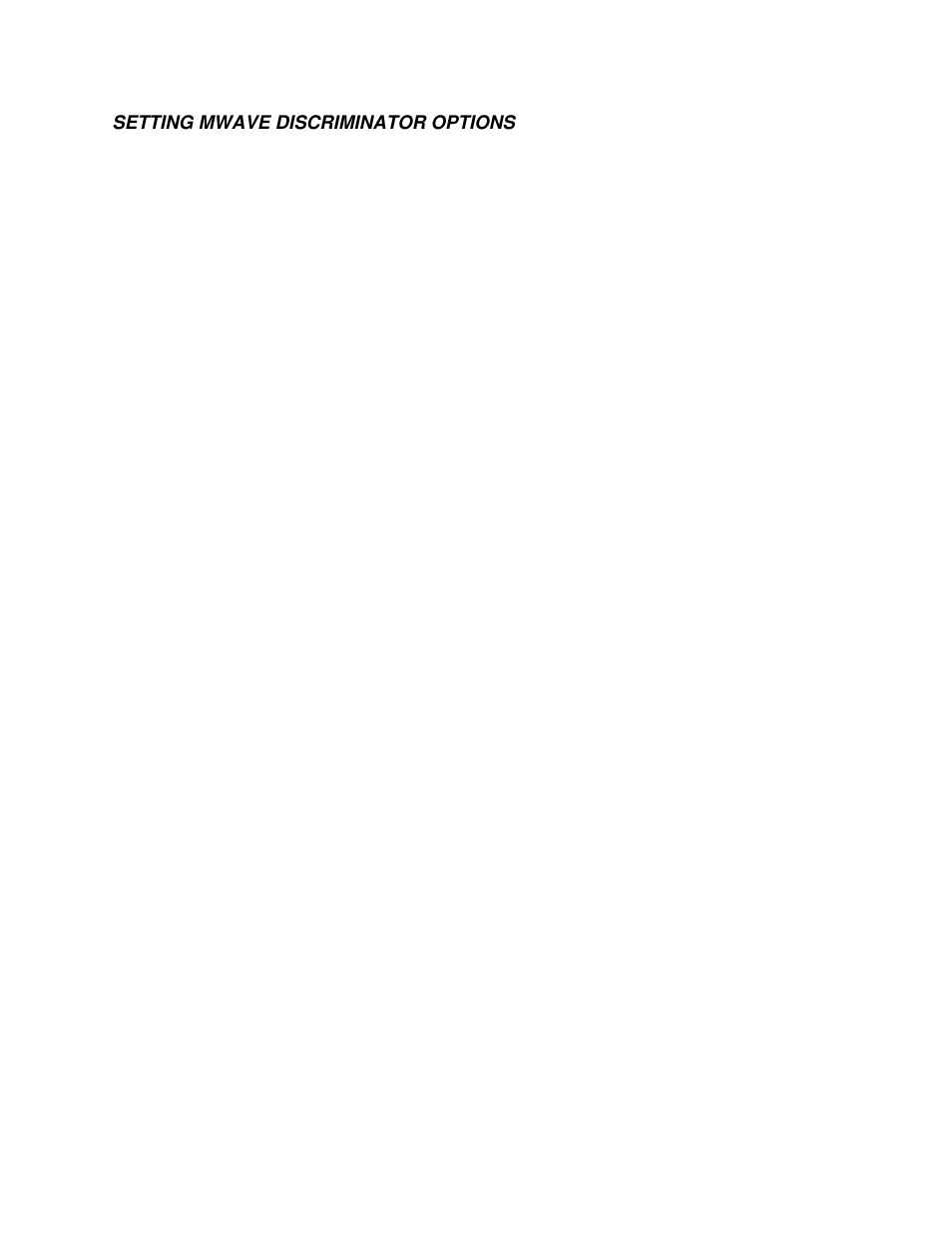Setting mwave discriminator options, Caller id identification | IBM 715 P/N - 13H6715 User Manual | Page 22 / 47
